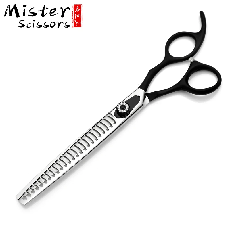 Pet Grooming Straight Chunker Black Handle